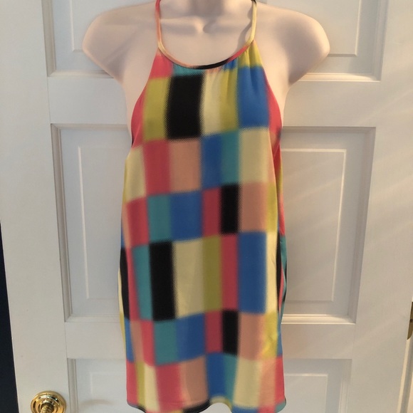 Tibi iconic racer back silk tank - Picture 4 of 4